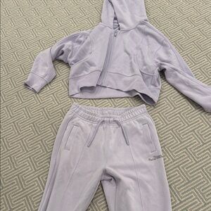 Zara Kids Light Purple Jogger Set